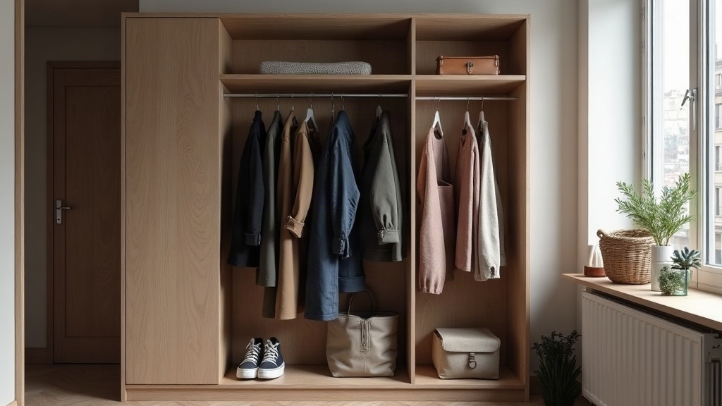How to Store Winter Coats in a Studio Apartment With No Closet