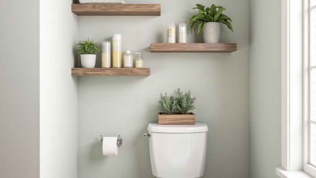 Over-the-Toilet Storage vs. Floating Shelves for Micro Bathrooms